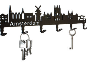 Schlüsselbrett Skyline Amsterdam