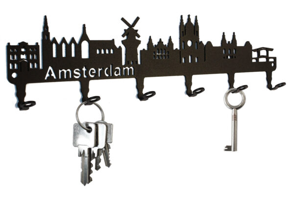 Schlüsselbrett Skyline Amsterdam
