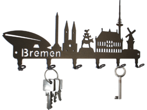 Schlüsselbrett Skyline Bremen