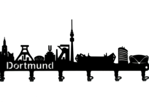 Schlüsselbrett Skyline Dortmund