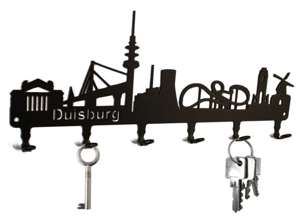 Schlüsselbrett Skyline Duisburg