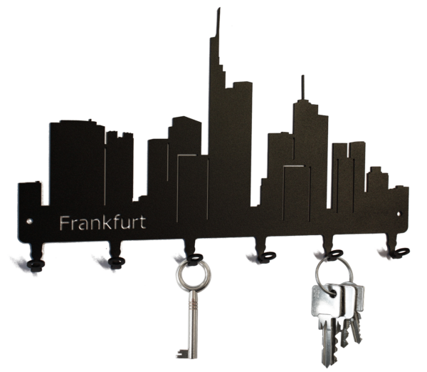 Schlüsselbrett Skyline Frankfurt