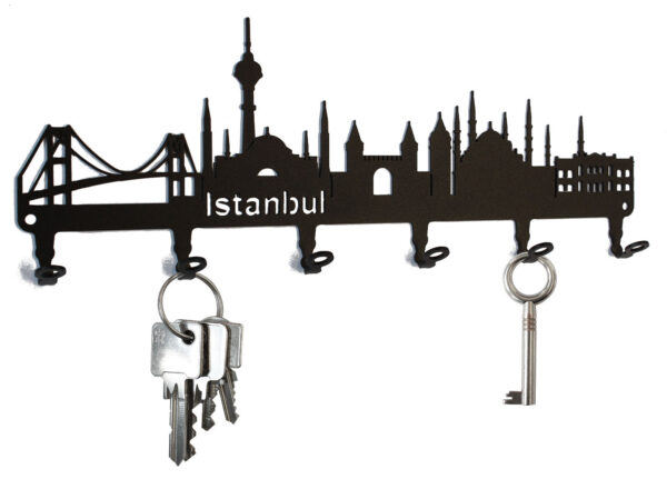 Schlüsselbrett Skyline Istanbul