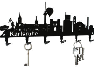 Schlüsselbrett Skyline Karlsruhe