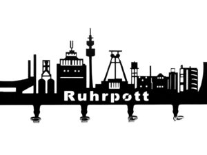 Schlüsselbrett Skyline Ruhrpott