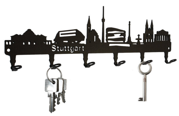 Schlüsselbrett Skyline Stuttgart