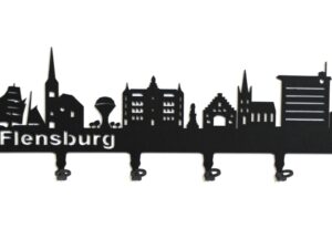 Schlüsselbrett Skyline Flensburg