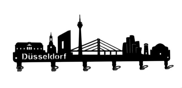 Garderobe Düsseldorf Skyline